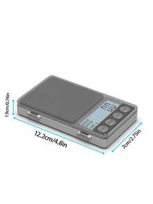 [Holiday Gift]Large LCD Digital Display, 1000g Weighing Range, Built-In One-Button Operation Timer For Easy Recording Of Coffee Brewing Time, A Must-Have For Baristas, Scale Pan With Fingerprint-Resistant Coating For Easy Cleaning, Multiple Colors Available (Batteries Not Included). - jewelry scales - View 8