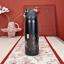 10pcs 32OZ Insulated Stainless Steel Water Bottle Double-Layer Kettle With Straw Vacuum Flasks For Sports Travel - Rất rất đậm - 32oz - Xem 2