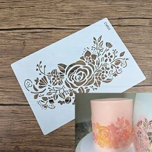 Molde en forma de espiga de trigo hueco de material PET para decorar pasteles, galletas, fondant y postres en bodas, cumpleaños y fiestas - Blanco - Ver 22