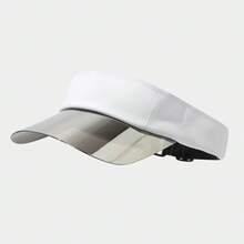 1pc Solid Color Polyester Fiber Visor Hat, Outdoor Sun Protection Hat For Summer - A - View 15