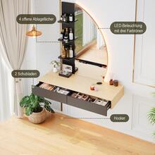 Devoko Vanities & Vanity Benches - Black - View 4