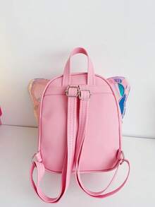 Ba lô đính sequin hình bướm mộng mơ, túi du lịch mini dễ thương hiệu Ombre Holographic dành cho bé gái. - Nhiều màu - Xem 7