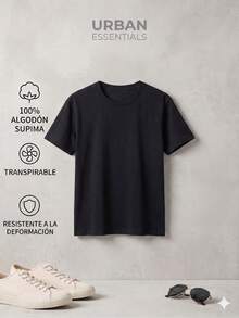 "Mom's Birthday Son" Printed T-Shirt, Short Sleeve, Round Neck, Women's Clothing, Casual And Versatile Style, Highlights Maternal Love, Daily Wear, Mother-Son Set, Birthday Gift, Party Outfit. - 黑色 - 查看 2