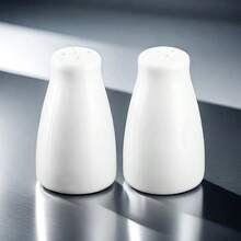 2pcs/Set Ceramic Condiment Storage Jars, Hotel & Home Kitchen Spice Containers, Hygienic Reusable Easy To Clean - White - View 10
