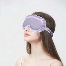 Silk Ruffle Sleep Eye Mask Eye Protection Travel Soft Sleeping Shading Eye Covers Multicolor Eye Patches For Woman Man - Multicolor - View 4