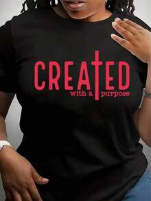 Suave, transpirable y ligero para comodidad durante todo el día. Sudadera con capucha "Created With Purpose", Sudadera con capucha cristiana, Sudadera con capucha con versículo bíblico, Sudadera con capucha con cita bíblica, Sudadera con capucha cristiana para mujer, Regalos religiosos. Cuello redondo clásico con un corte relajado que favorece todas las formas del cuerpo y es fácil de combinar con jeans, pantalones cortos y leggings. - Negro - Ver 10