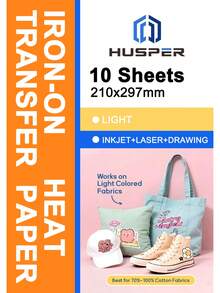 Printable Heat Transfer Paper For Fabric, Heat Transfer Paper, Washable And Durable, Long-Lasting Transfer Without Cracking, Perfect For Custom T-Shirts, Uniforms, Gifts, Etc. - A4 - View 15