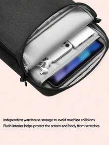 Mochila portátil multifuncional con puerto USB, mochila de viaje resistente al agua para hombres y mujeres, cabe portátiles de 15.6 pulgadas - Negro - Ver 6
