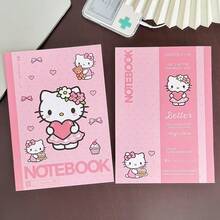 SANRIO Sổ tay Hello Kitty mới, kiểu Nhật Bản, chất lượng cao, bìa mềm, khổ B5, có dòng kẻ, dành cho học sinh. - Nhiều màu - Xem 11