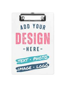 Customizable Picture Clipboard ,Suitable For All Four Seasons, Acrylic A4 Folder With Customizable Picture Clipboard – Personalized Exam Paper Organizer And Scrapbook Board, Back-To-School Supplies, Teacher's Day Gift, Essential Office & Classroom Item, Sketching Writing Hardboard - Multicolor - View 2