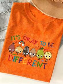 1 Women's T-Shirt With A Fun Print - Short Sleeves, Crew Neck, Loose Fit, Machine Washable, Comfortable For All Seasons, Suitable For Casual Wear. | Loose Fit | Durable Print, Suitable For Various Holiday Gifts, Shipped From A Local Warehouse, 180g 100% Cotton. - 白色 - 查看 7