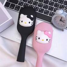 Sanrio 1/件 Hello Kitty 防糾結梳子－便攜式氣墊梳，可愛卡通設計，按摩功能，易於造型的浴室化妝配件，適合日常使用、學生生日禮物、情人節、婚禮、旅行配件、開學季、畢業季，化妝造型配件 - 彩色 - 查看 4