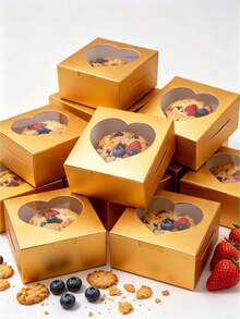 Hộp đựng bánh mì, bánh macaron, bánh quy, bánh donut trong suốt có cửa sổ (6 chiếc/12 chiếc), thích hợp cho tiệm bánh, bánh ngọt, sô cô la, bánh quy, hộp đựng tráng miệng, thích hợp cho sinh nhật, tiệc tùng, đám cưới. - 663 - Xem 8