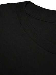 Limited Time Offer, Limited Quantity Available, Flash , Women's Shirts, Women's T-Shirts. Women's Casual Black Short-Sleeve T-Shirt With A Fun Cruise Ship And Ice Cream Design, Lightweight, All-Season, Suitable For Beach Vacations And Family Trips, Machine Washable, Perfect For Summer Casual Wear. | Fun Print T-Shirt | Comfortable And Well-Fitting Shirt - 黑色 - 查看 2