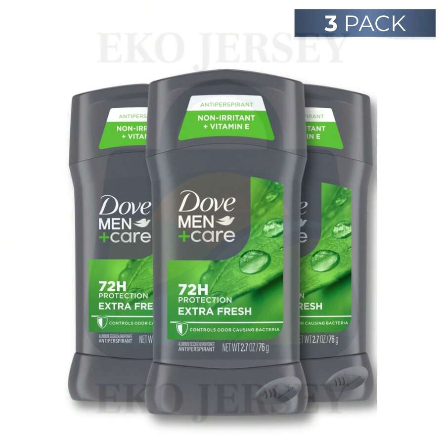 Dove Men+Care Extra Fresh Deodorant Stick 72H Protection 2.7oz / 76g Pack Of 3 - 多樣化香型 - 查看 1