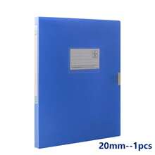 1/5pcs Foldable File Box, Multi-Specification, A4 Document Box, Large Capacity, PP Material, Waterproof & Stain-Resistant, Document Storage Box, Contract & Voucher Folder, 20mm/35mm/55mm Options, File Box, Suitable For Office, School, Personnel Organization & Classification, Foldable Folder, Back To School/Graduation Season Gift (Random Label) - A4 - Blue - View 15