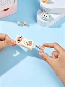 2pcs/Set Cartoon Pet Shaped Manual Pencil Sharpener, Cute Cat & Dog Design Acrylic Multi-Functional Mini Pencil Sharpener, Creative Stationery Gift, Children Art & Drawing Supplies - Sets - View 9