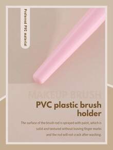 12pcs Makeup Brush Sets Premium Synthetic Hair Eyeshadow Blending Brush Sets Cosmetics Tools For Face And Eyes - Pink - View 5