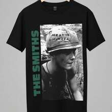 Smiths Meat Is Murde:R Poster T-Shirt - Negro - Ver 1