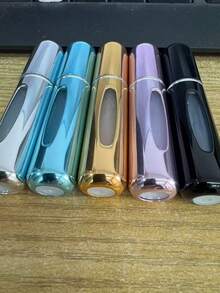 1/3/5/10/15/20个装便携式香水喷雾瓶 - 5毫升防漏铝合金喷雾器，适合旅行，易于补充 - 彩色 - 查看 10