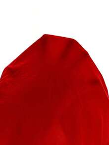 Camiseta ajustada con cuello redondo, almohadilla en el pecho y transpirable.Camisola básica para mujer sin sujetador - Rojo - Ver 7