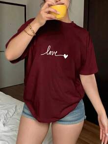 Women's Short Sleeve Shirt, Available In Various Colors, Loose Fit - Black - View 3