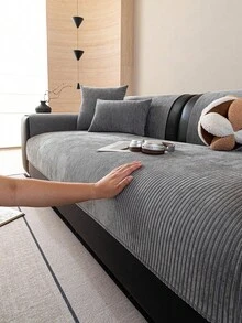 SANMOSPIN 1件装极简防水沙发套，舒适沙发垫，适用于家庭、卧室、客厅、办公室，四季皆宜 - 彩色 - 查看 4