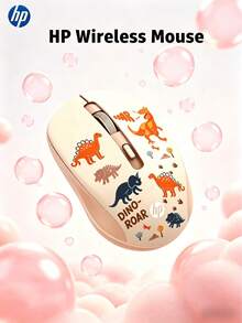 HP Wireless Mouse Cute And Quiet 2.4GHz Reliable Connection S1000 PLUS Portable Mouse For Computer And Laptop USB Plug And Play, Best Gift For Halloween And Christmas - View 3