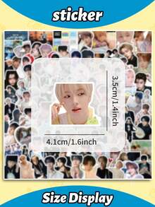 108pcs NC/TWISH Limited Edition Stickers | Ode To Love Album K-Pop Stickers, All Members Individual And Group Photo Stickers, Must-Have For NCTzen Fans, Suitable For Laptop, Water Bottle, Phone Case, Skateboard DIY, Ideal K-Pop Merchandise Gift - Multicolor - View 2