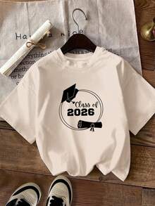 Camiseta de manga corta para la temporada de graduación de 2026 - Albaricoque - Ver 5