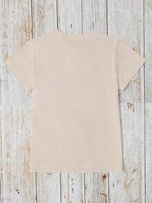 Ropa de Vacaciones para Mujer: Camiseta de Vaquera "The Hell I Won't" para Mujer – Camiseta de Cuello Redondo con Gráficos Retro de Motociclista y Tatuaje Western, Top Casual Estilo Wild Western. Esta es una camiseta de manga corta para mujer, suave, agradable al tacto, versátil y de puro algodón, adecuada para el uso diario, ocasiones informales y ropa deportiva. Es una camiseta de algodón puro para mujer, holgada, cómoda y deportiva, ideal para primavera/verano, perfecta como capa base. Holgada y cómoda, ideal para las vacaciones de verano de las mujeres. - Albaricoque - Ver 3