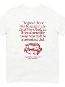 The Devil's Cheese Sandwich With A Burnt  Shirt - 白色 - 查看 1