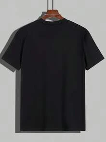 Men's T-Shirt - Vintage T-Shirt With KITT And Ghost Car Print, Crew Neck And Short Sleeves, Regular Fit, Breathable And Comfortable, Designed In A Nostalgic Urban Style, Machine Washable, Suitable For Casual Wear In All Seasons, Retro T-Shirt - 黑暗的 - 查看 2