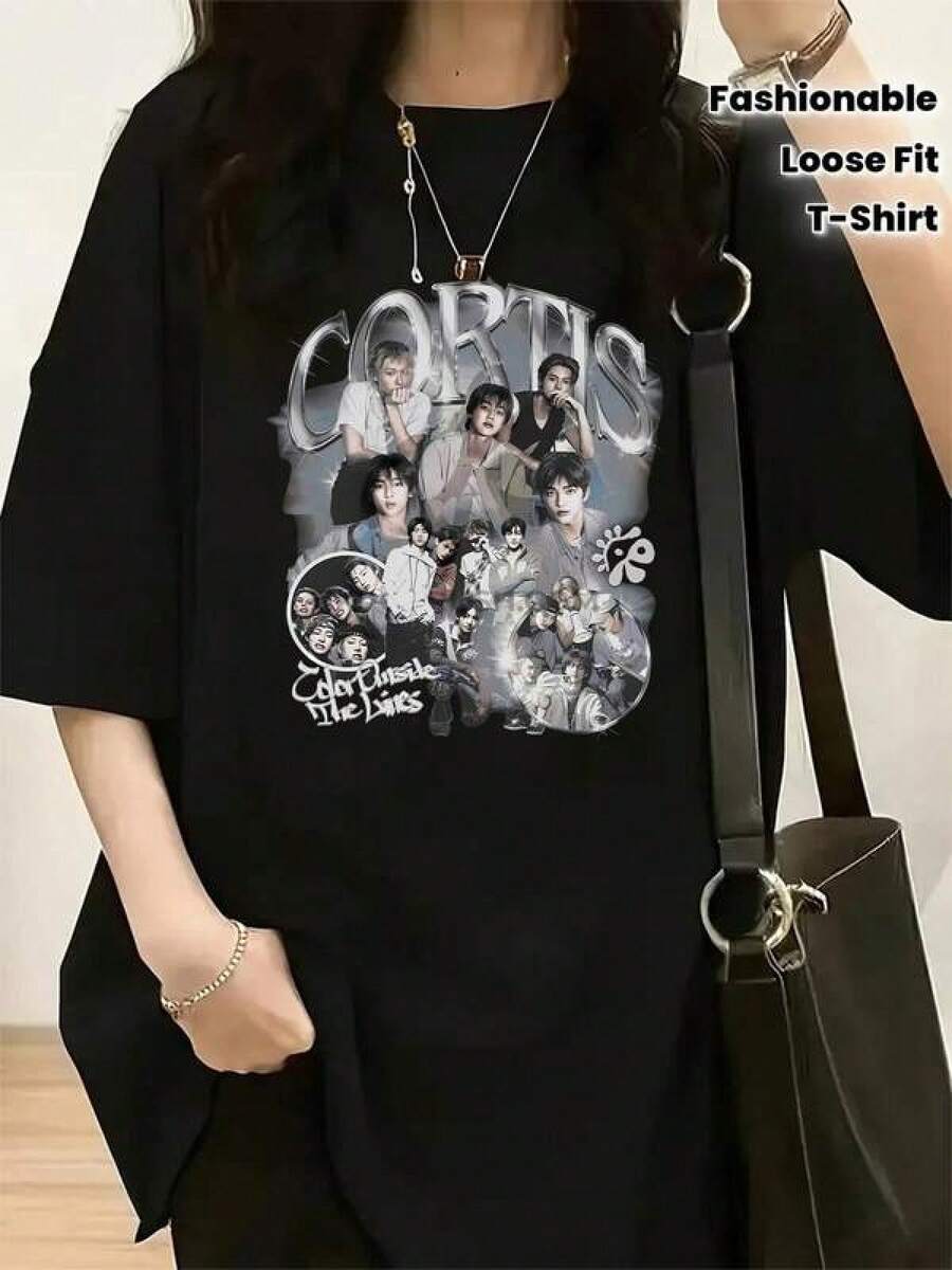 Women T-Shirts - Black - View 1