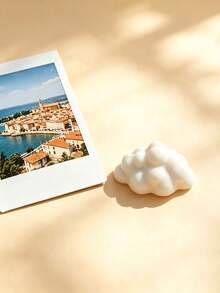 Fluffy Cloud-Shaped Photo Display Stand, Cloud-Shaped Photo Frame, Decorative Collectible, Fluffy Cloud Design Frame Suitable For Room, Office, Cute Desktop Storage, For Photos, Cards, Notes - Multicolor - View 4
