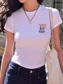 Women T-Shirts - Blanc - View 4