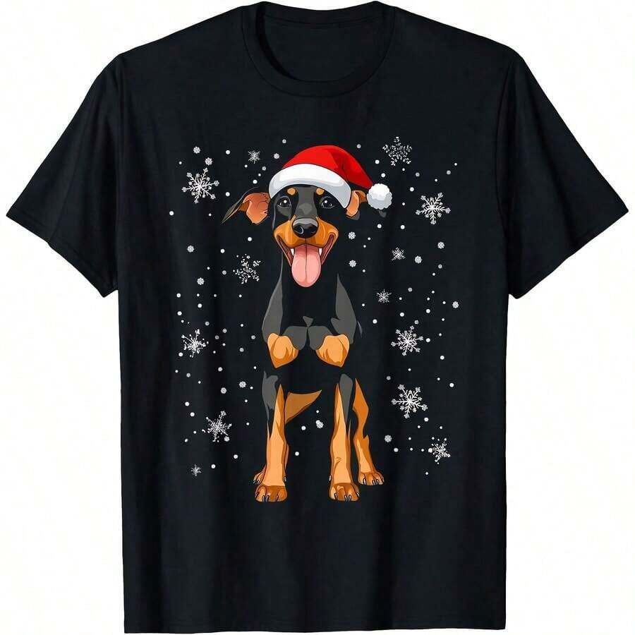 1 All Seasons Bernese Mountain Dog Print T-Shirt, Pure Cotton, Single Side Print, Round Neck, Short Sleeve, Unisex, Base Layer, 180g, 100% Cotton. - 顏色 2 - 查看 1