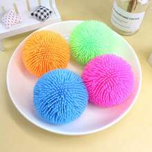 1pc Random Color Spiky Hedgehog Squeeze Ball, Cheese Squishy, Squishy Dumpling, Fidget Toy - Pinch - View 7