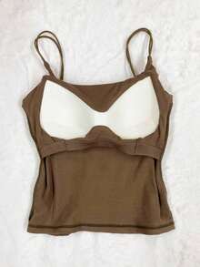 2 piezas Conjunto de camisola sin espalda ajustada para mujer, Camisola sin espalda de verano para mujer, Adecuado para el transporte diario, citas, fiestas, otoño/invierno/verano, Navidad, Año Nuevo, Acción de Gracias, fiestas, bodas, playa, ceremonias de graduación, de moda, elegante, casual, salidas, citas, reservas, transporte, brillante, Día de San Valentín, elegante, vacaciones, casual, Y2K, salidas, ceremonias de graduación y otras ocasiones. - Multicolor - Ver 3