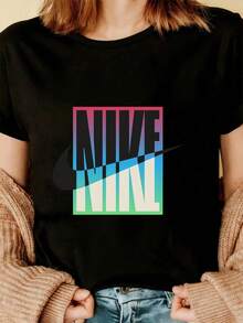 Women T-Shirts - Black - View 3
