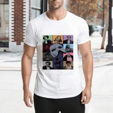 1 camiseta de algodón para el 25º aniversario - Camiseta casual básica minimalista, de alta calidad y peso pesado, estilo streetwear con hombros caídos, camiseta lisa versátil para hombres y mujeres, ideal para proyectos de bricolaje y uso diario, 180g 100% algodón. - Blanco - Ver 3
