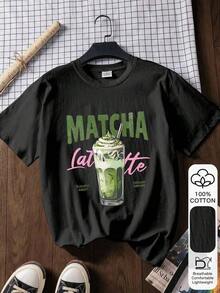 Conjuntos de Verano para Mujer, Camiseta de Manga Corta 100% Algodón, Camiseta Casual con Estampado de Conchas, Camiseta con Patrón Inspirado en Milán 2026, Conjuntos de Primavera/Verano para el Primer Día de Clases para Mujer, playeras de mujer - Negro 2 - Ver 5