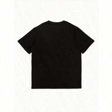 Camiseta con diseño de helado de béisbol en efecto desgastado - Negro - Ver 4