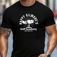 Printed T-Shirt For Men And Women - Black - View 1