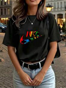 Women T-Shirts - Black - View 4