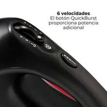 Batidora de Mano Hamilton Beach 6 Velocidades Alto Rendimiento Acero Inoxidable 62646F,  incluyendo 2 batidores QuickMix, un batidor manual y 2 ganchos para masa - Tipo de Enchufe A USA (110-127V) - Ver 8