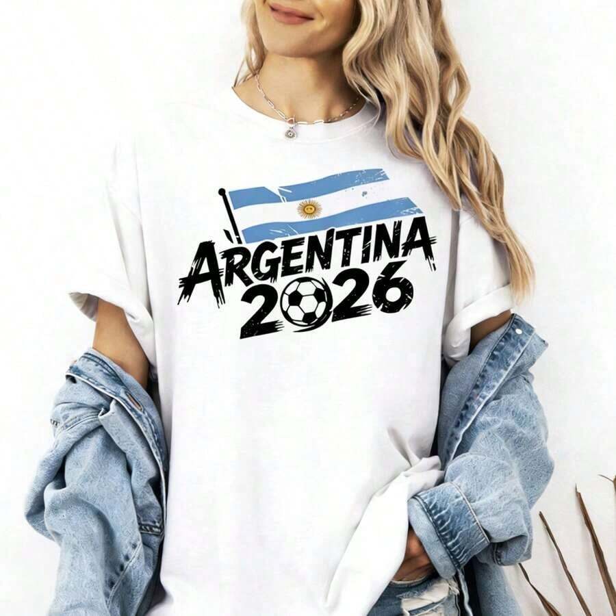 France 2026 Supporter T-Shirt, Football Fan T-Shirt With French Flag, 2026 World Cup Supporter Shirt, Gift For The French National Team. Women's T-Shirts - 白色 2 - 查看 1