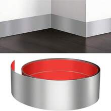 1pc 86cm X 15cm Metal Decorative Door Kick Plate - Damage-Free Self-Adhesive Installation, Protects Against Pet Scratches And Dents, Easy To Install, Strong Adhesive, Suitable For Indoor And Outdoor Doors, Single Pack - 1pc - View 5