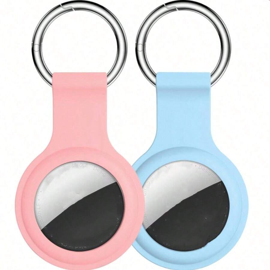 2pcs Multifunctional AirTags Protective Case - Multicolor - View 1