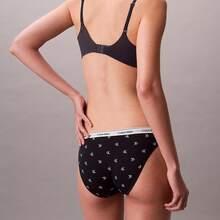 Calvin Klein Icon Logo Bikini QD5044 - Diamond Logo Shoreline/Blue Descent - 查看 5